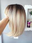 Peruka bob blond ombre