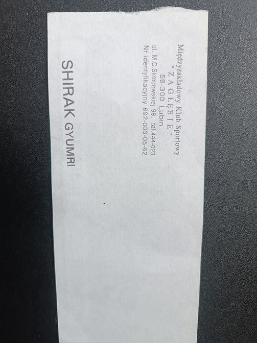 Sprzedam kolekcjonerskie bilety na mecz Zagłębie Lubin