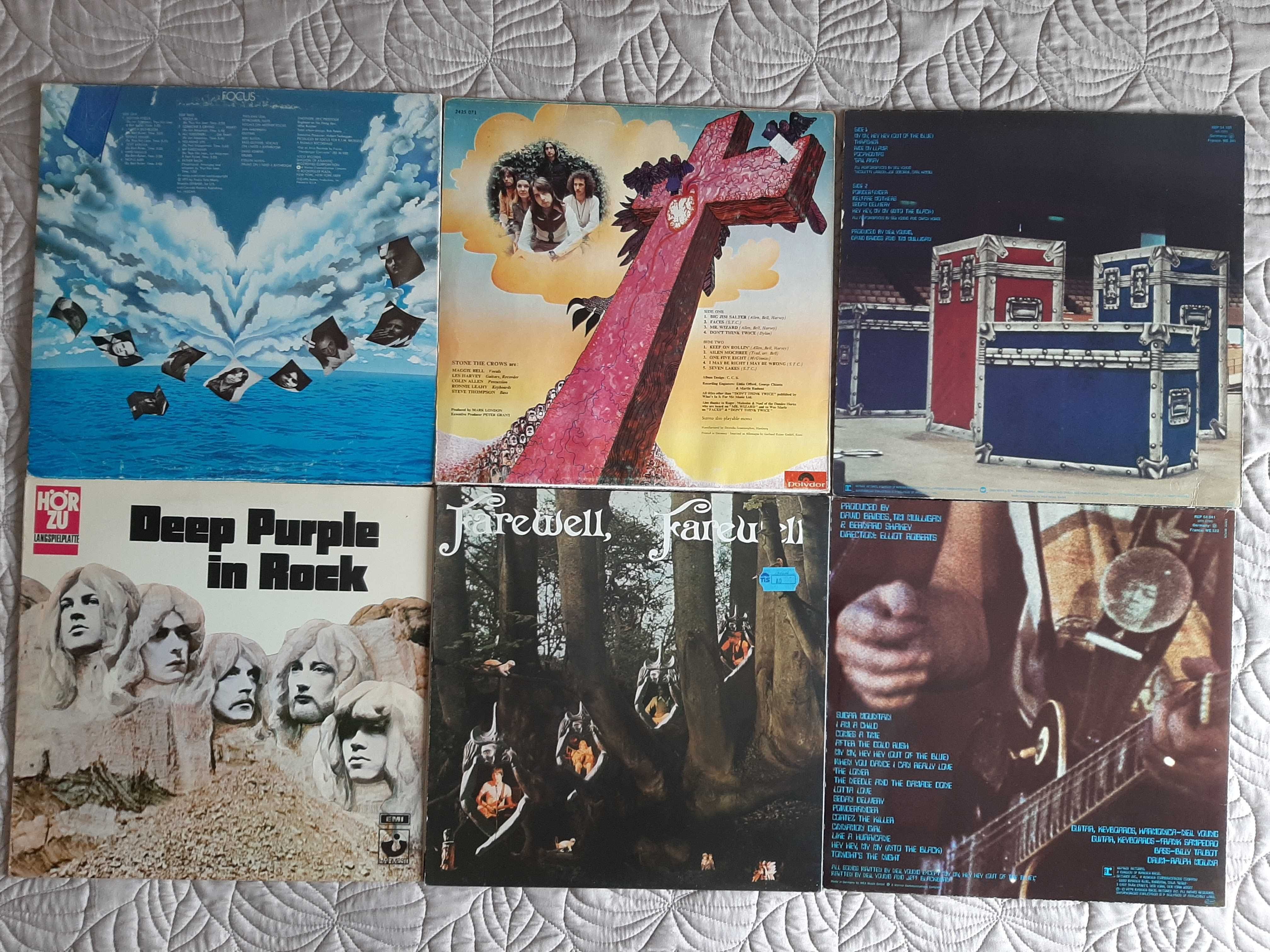 Neil Young-Stone Crows-Fairport Convention-Focus-Deep Purple- Vinil LP