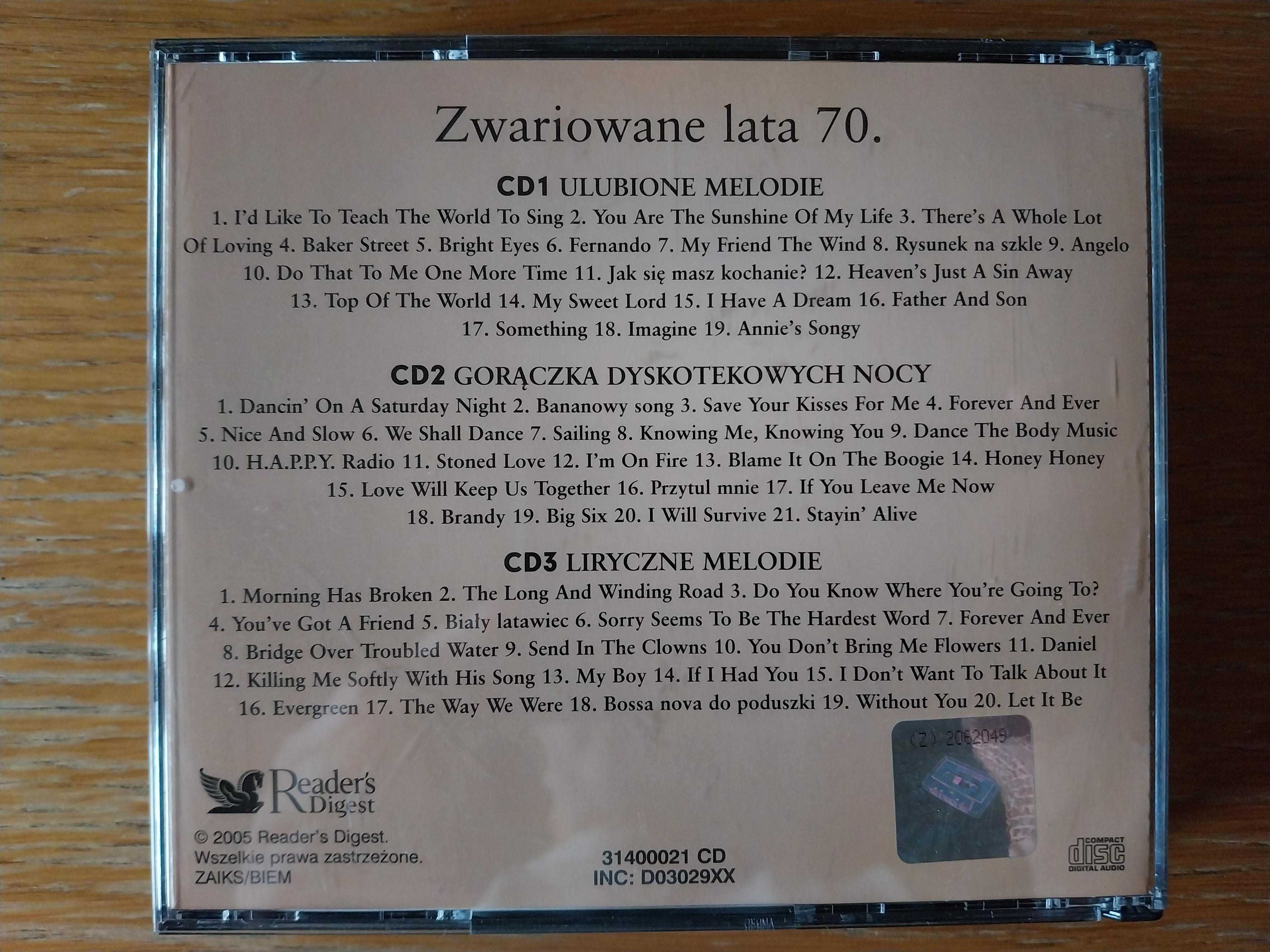 Zwariowane lata 70. (Reader’s Digest) (3 CD)