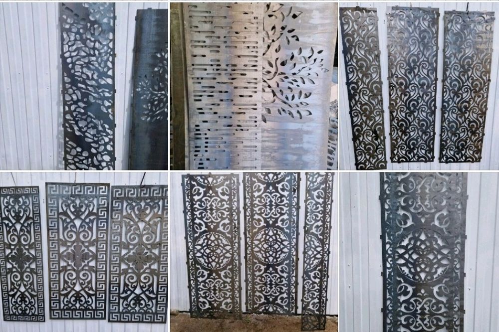 Лазерна різка металу Декоративні металеві вставки для воріт і огорожі