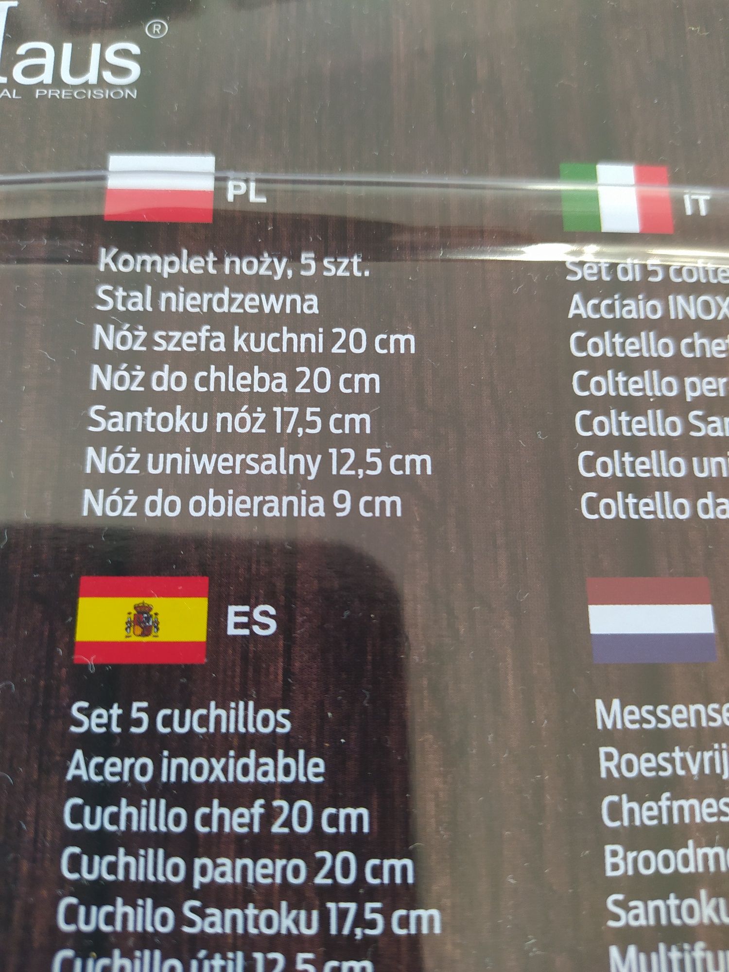 Komplet noży Nowe BerlingerHaus