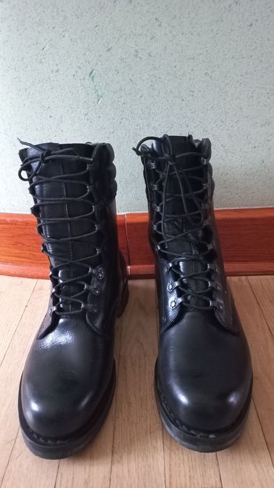 Buty wojskowe skórzane