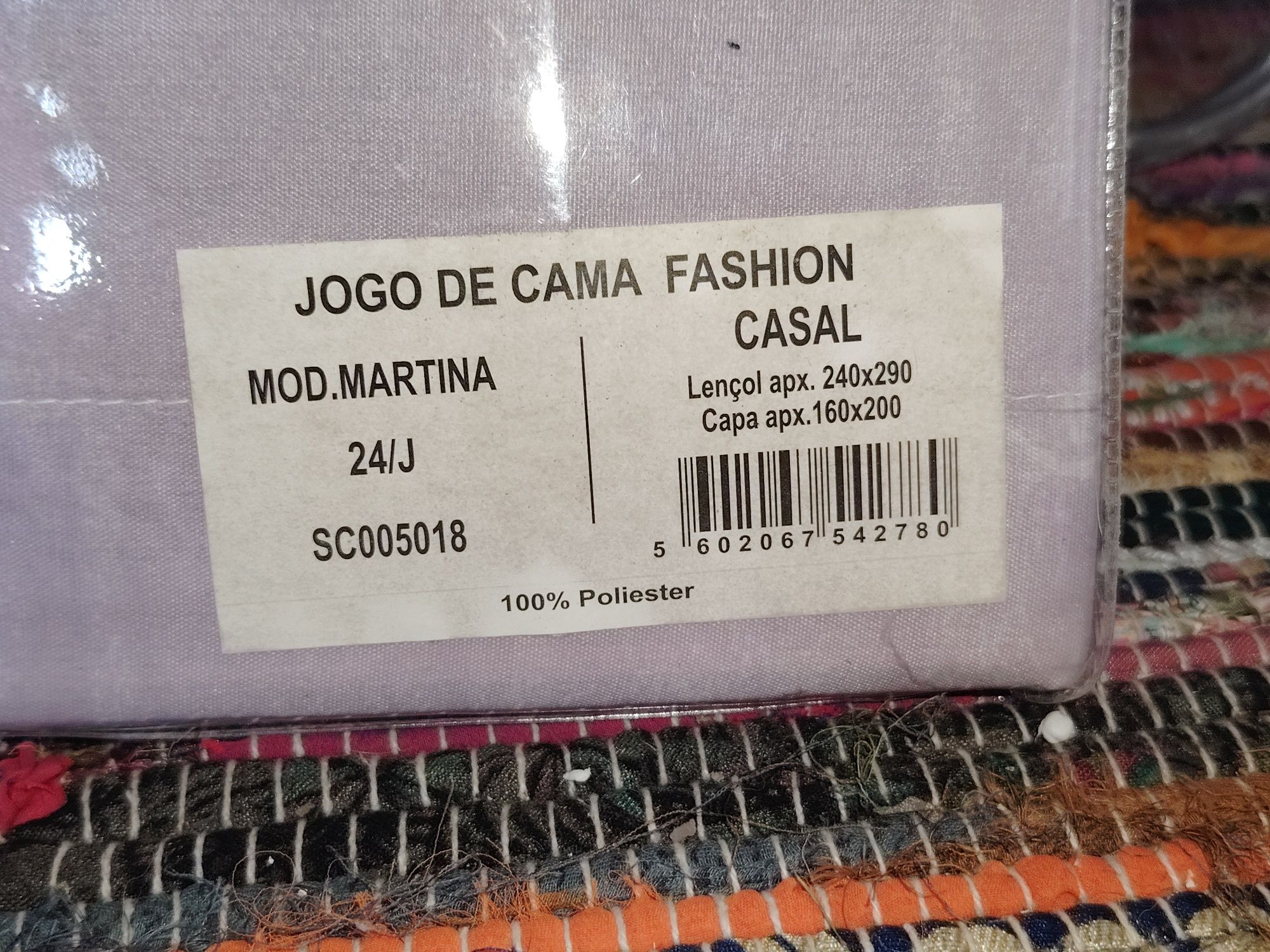 Jogo de Cama de Casal - Novo