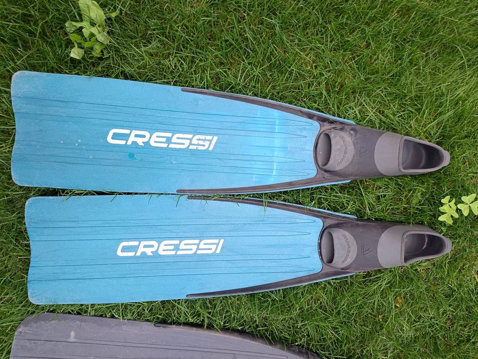 4 pares barbatanas mergulho/caça submarina