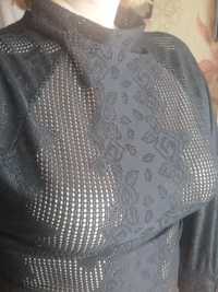 Блуза-кофтинка з мережива на 48, L