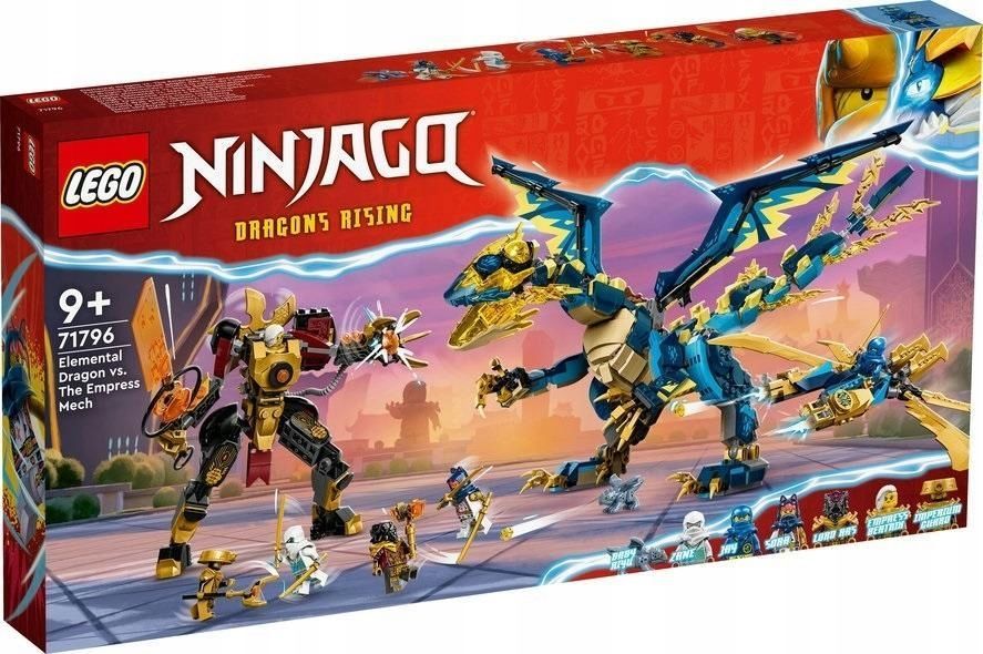 Lego Ninjago 71796 Smok Żywiołu Kontra Mech.