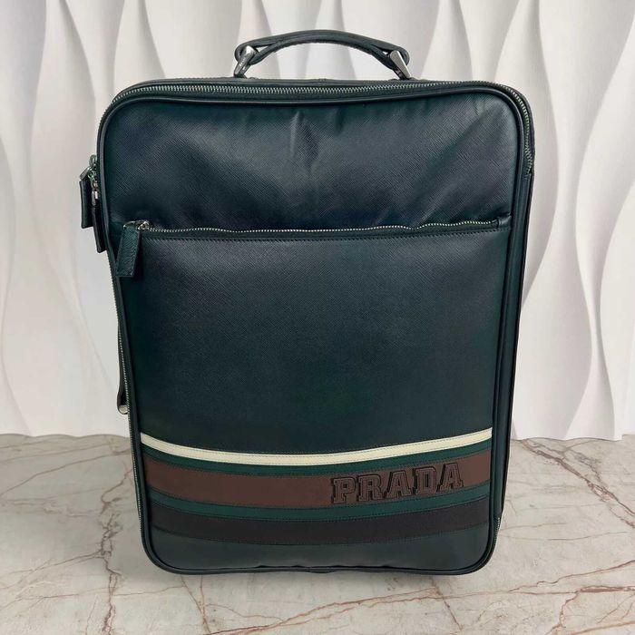 Оригінал! Валіза, PRADA Suitcase Bag Saffiano Wheeled Carry-On 25"