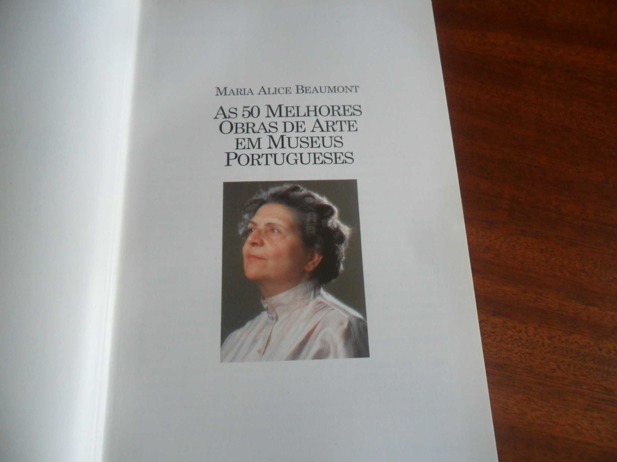 "As 50 Melhores Obras de Arte em Museus Portugueses" de M. A. Beaumont