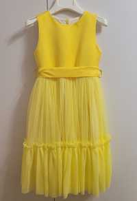 Фатинова жовта сукня плаття кульбаба, курчатко, сонце  Flavien 110см,