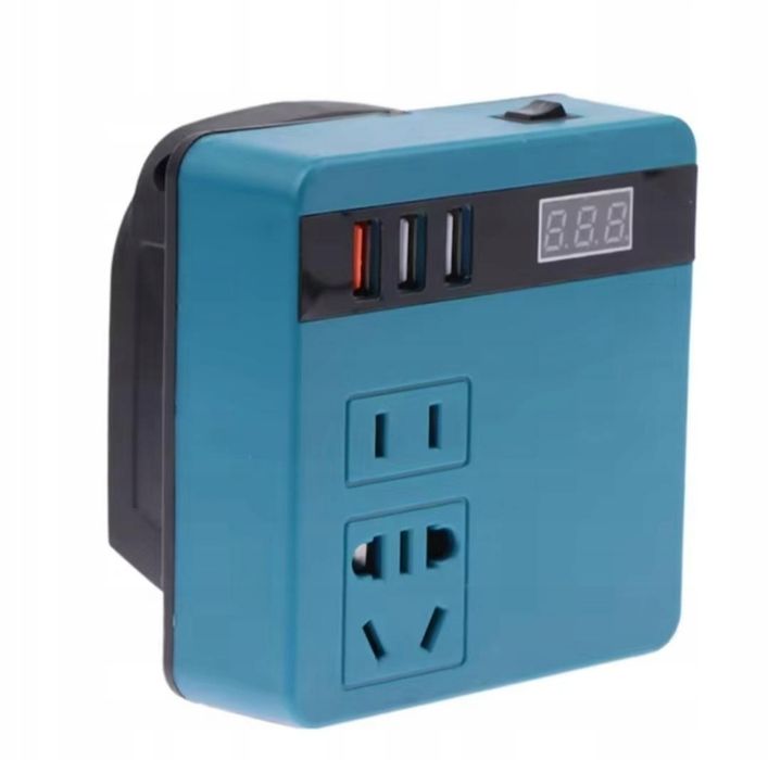 Inwerter Przetwornica do baterii Makita 18V  wyjście 230V / 120W / USB