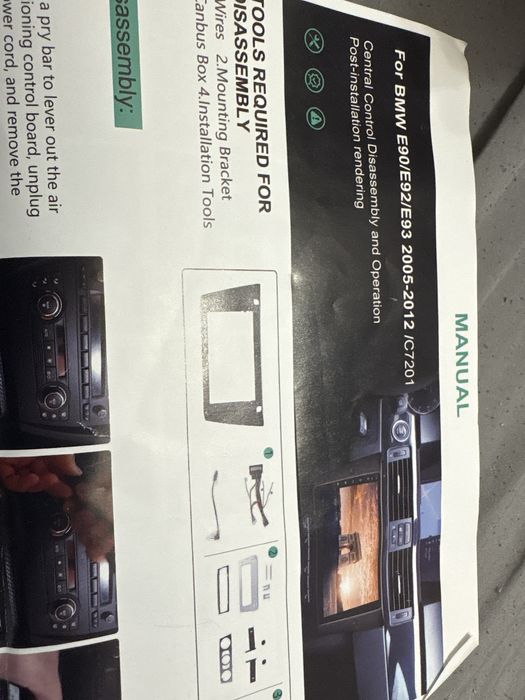 RADIO NAWIGACJA GPS BMW 3 E90 / E91 / E92 / E93 / carplay ANDROID