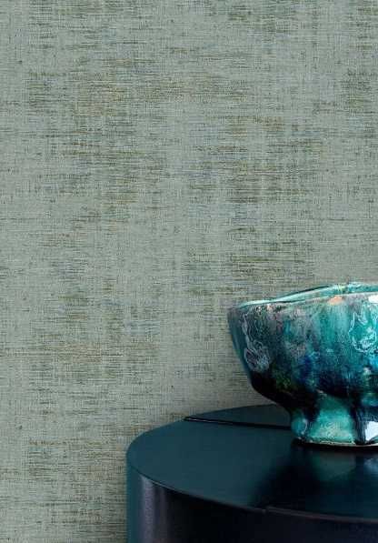 CASAMANCE - papel de parede JOHARA turquesa - NOVO