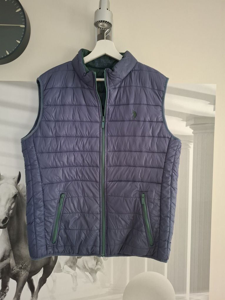 Kamizelka dwustronna dla dużego XL-XXL USA U.S.Polo Assn idealny stan