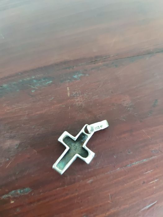 Krzyżyk srebrny srebro 925 masywny okazja