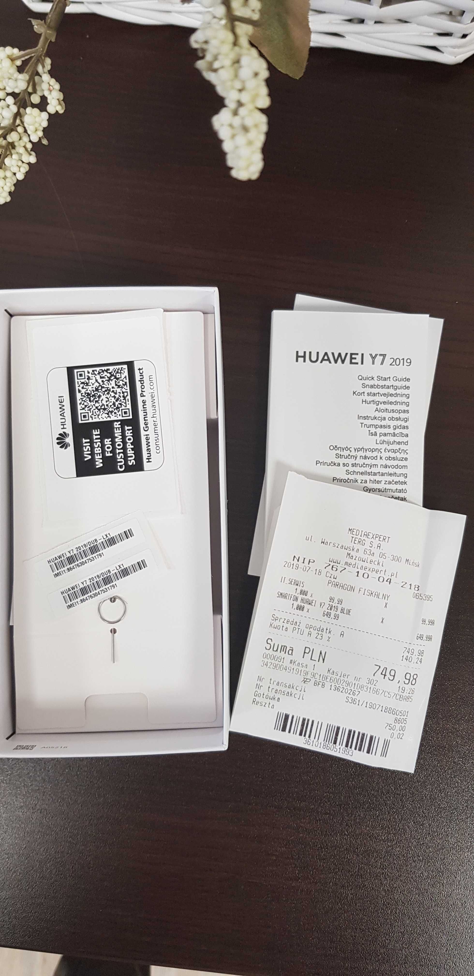 Huawei Y7 2019  smartfon.