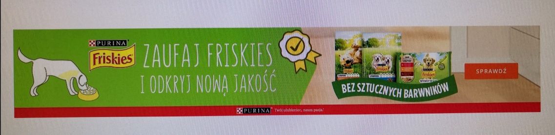 Purina Friskies junior kurczak 15 kg