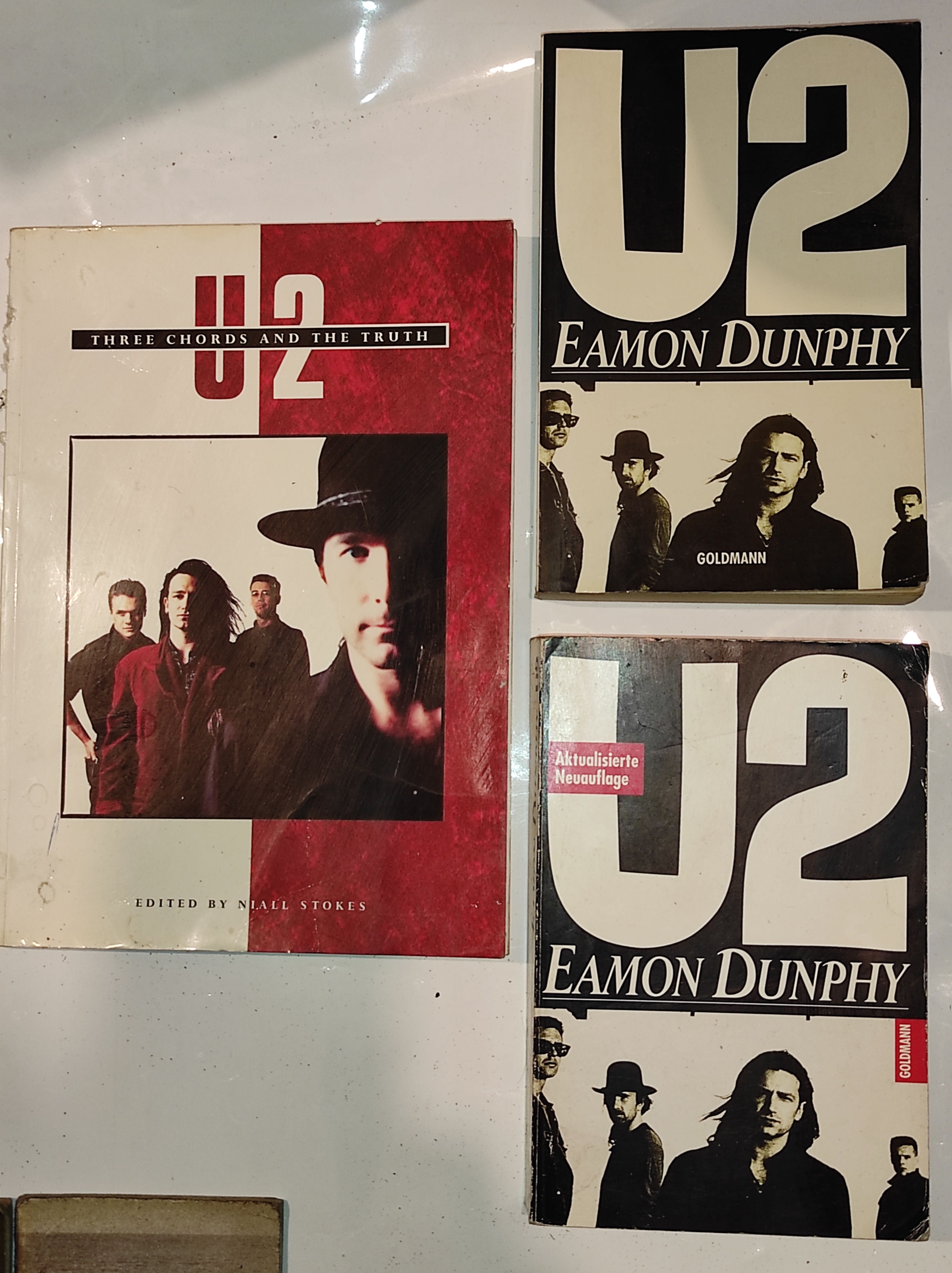 U2 Eamon Dunphy - 3 Książki