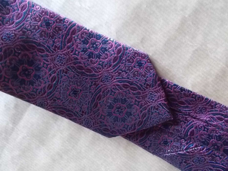TED BAKER EXCLUSIVE London Nowy Krawat 100% PREMIUM Jedwab/Knotted/ UK