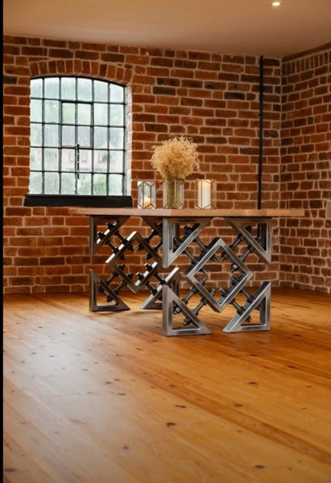 Nogi stalowe loftowe 72x72 cm – ręczna robota, dowolny kolor