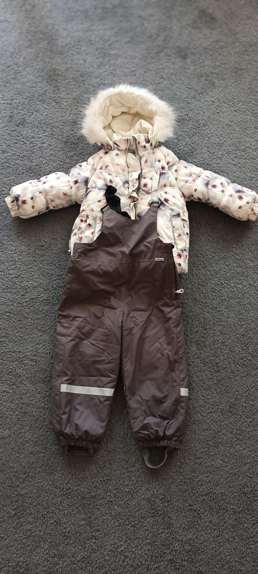 Детский зимний комплект, комбинезон+куртка