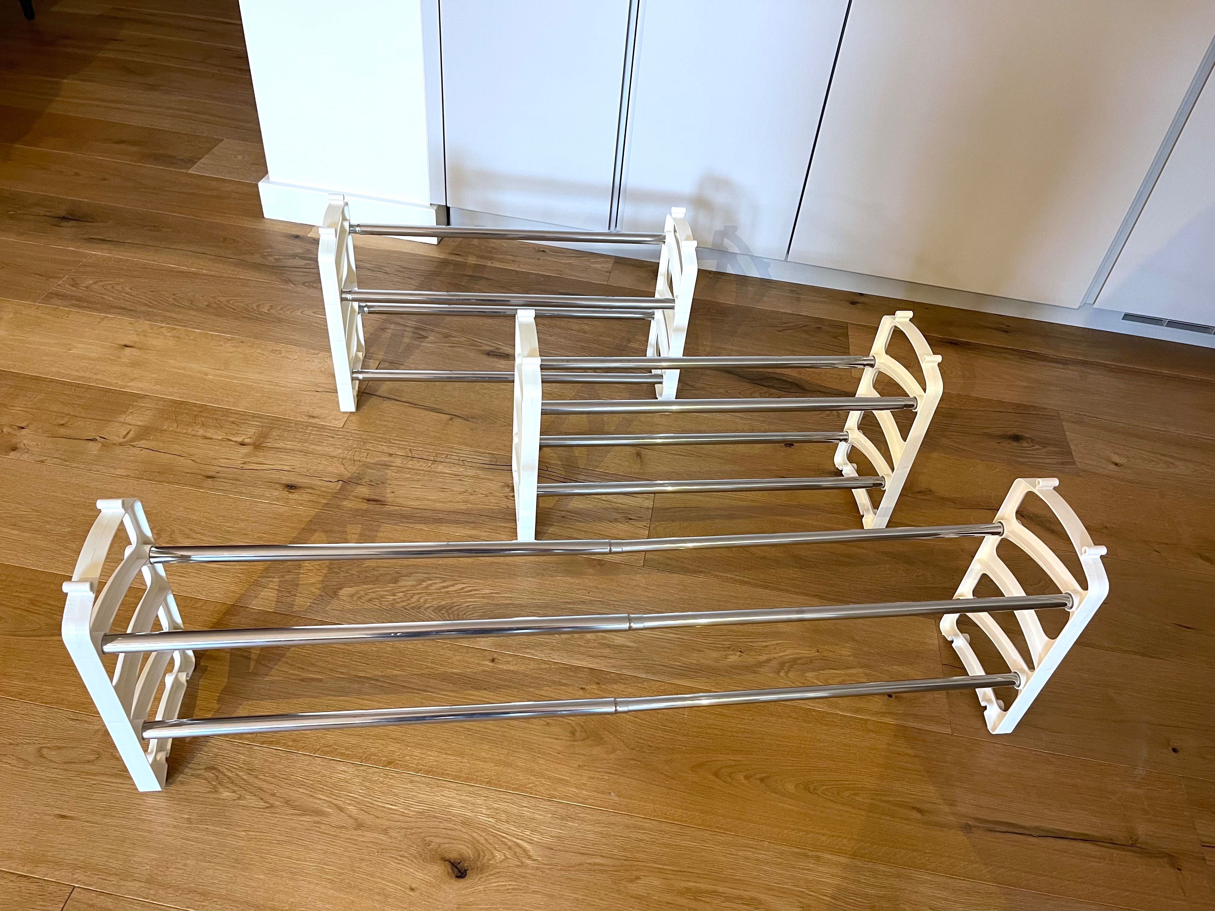 3 x LA REDOUTE Sapateira extensível e empilhável, 2-6 prateleiras