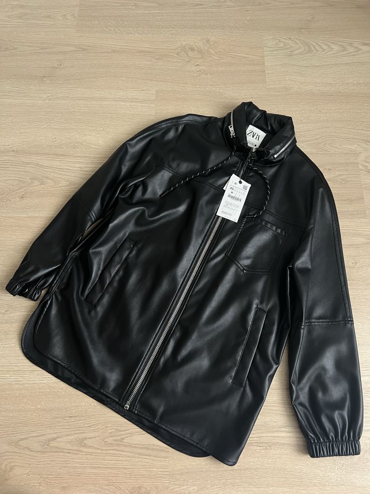 Продам новую кожаную куртку и штаны (костюм кожаный) ZARA