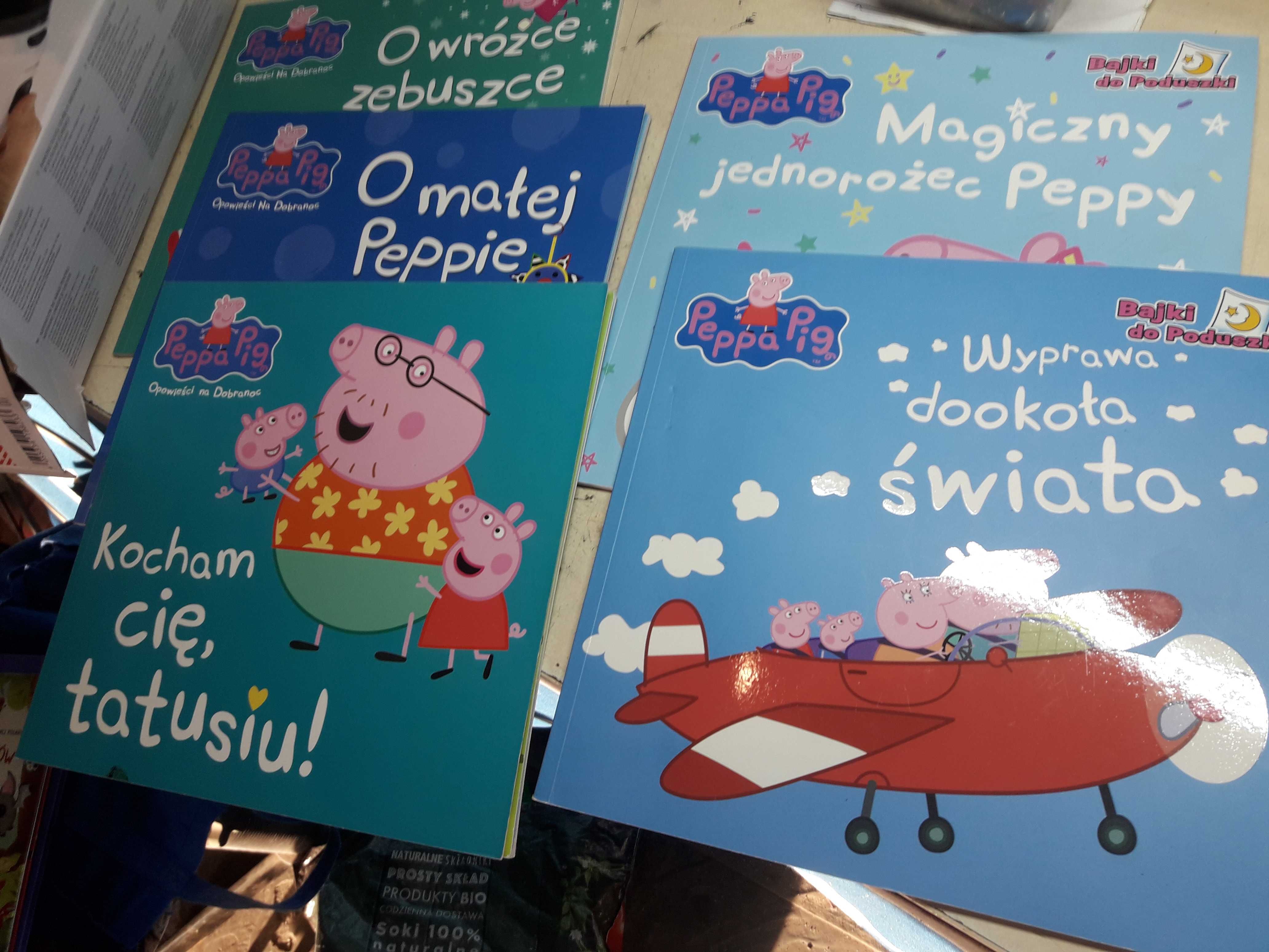 Peppa, puzzle, gra, ksiazeczki.