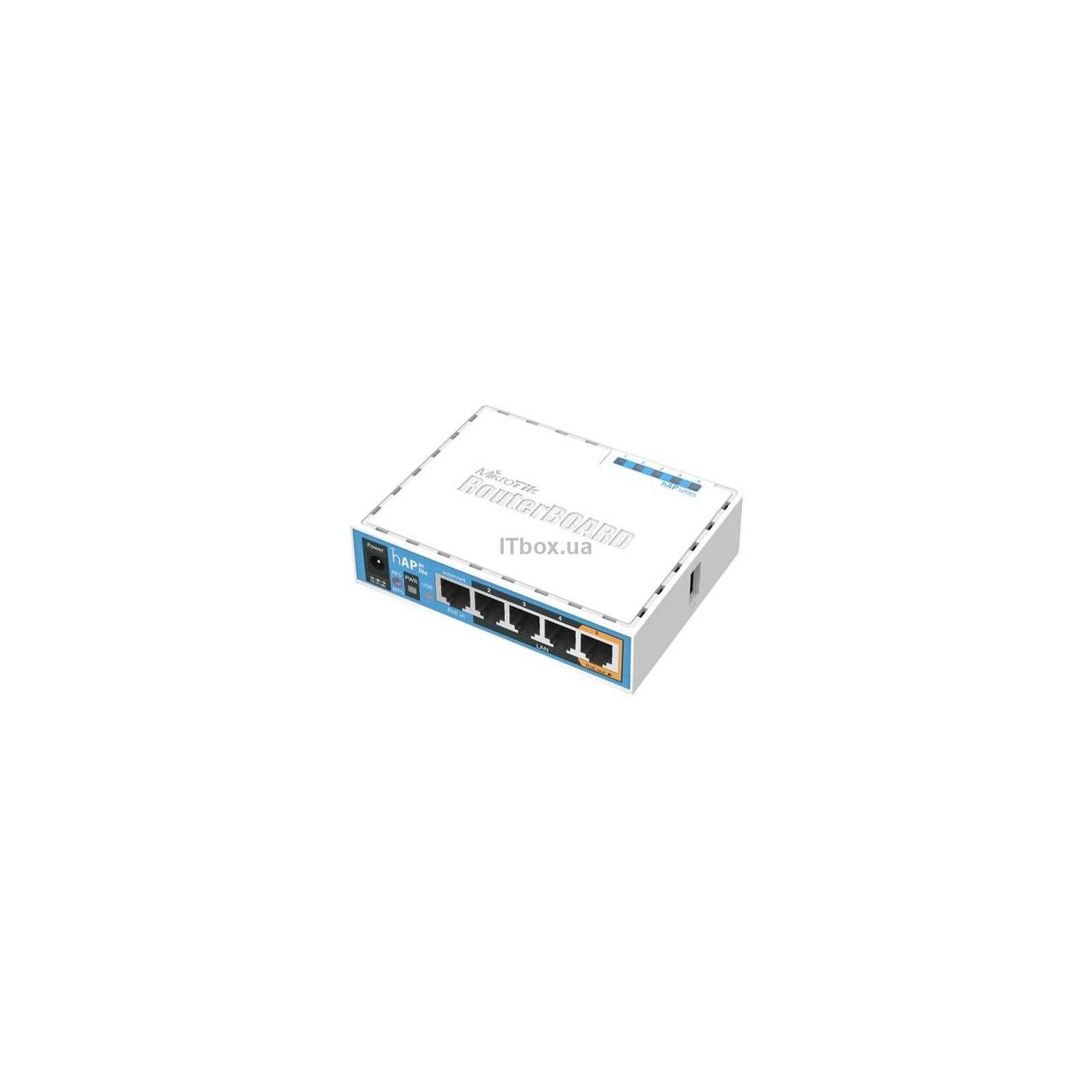Wi-Fi роутер MikroTik hAP ac lite (RB952Ui-5ac2nD)