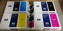 Tinteiros HP 80 Designjet 15 44 45 e 78 Inkjet 338 Originais NOVOS