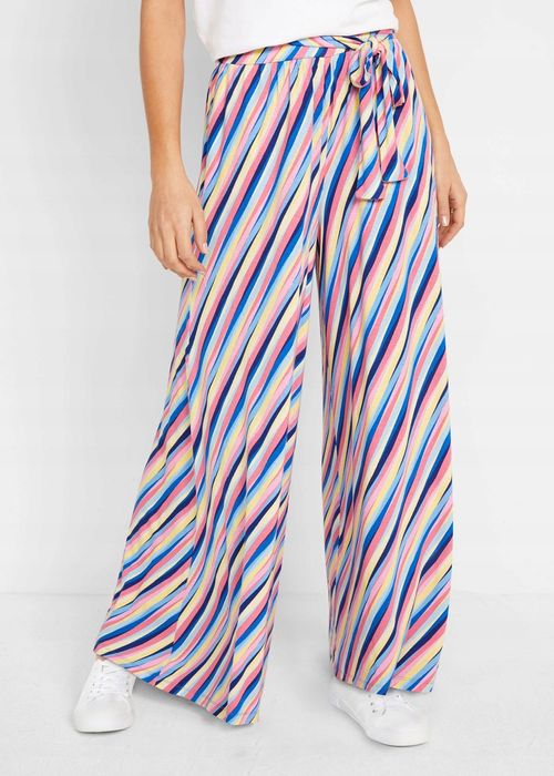 B.P.C spodnie z nadrukiem kolorowym dżersejowe r.40/42