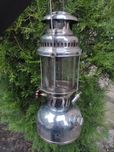 Stara Lampa naftowa ciśnieniowa, duża vintage