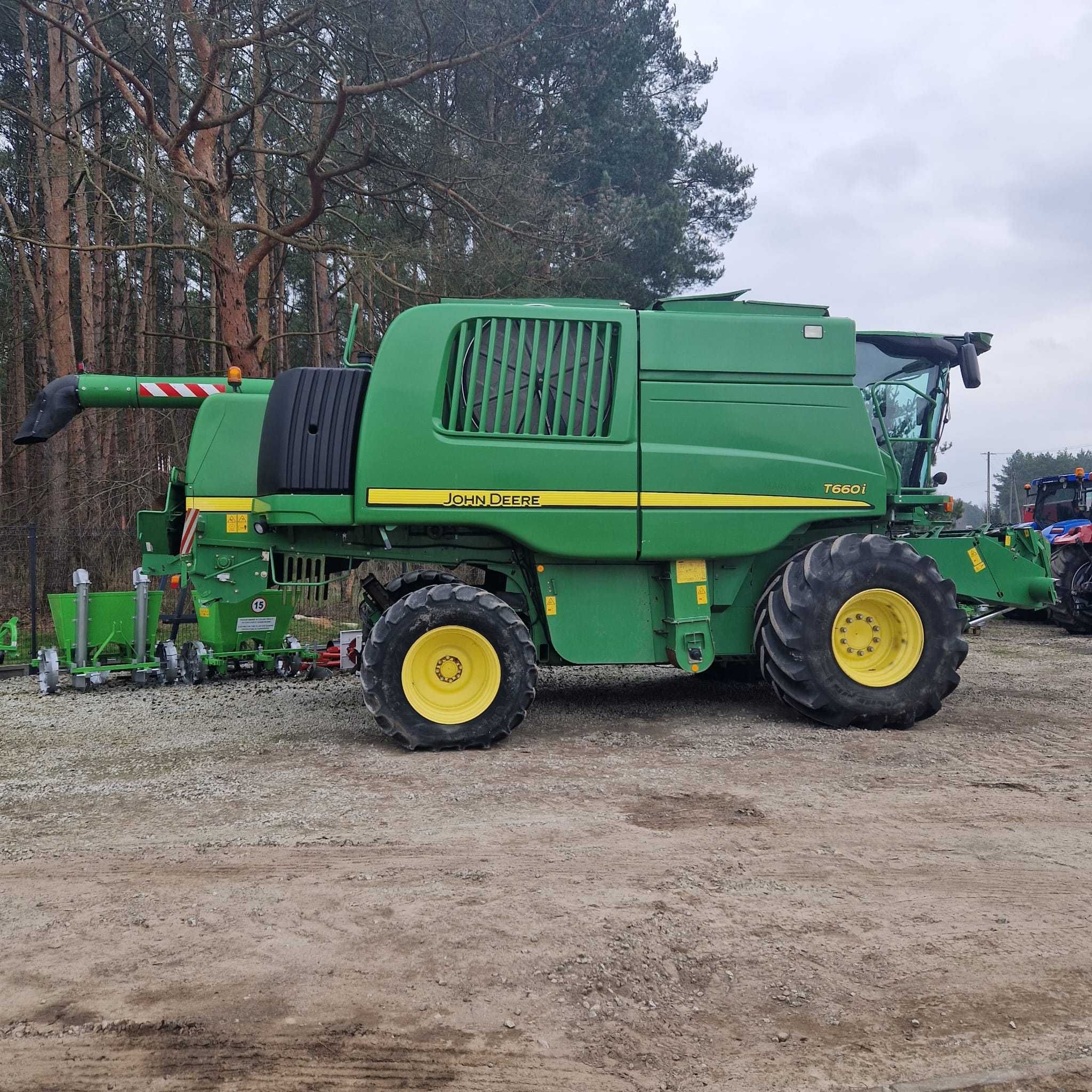 комбайн John Deere T660i , heder 7,6 m w660 , t670 , claas lexion,