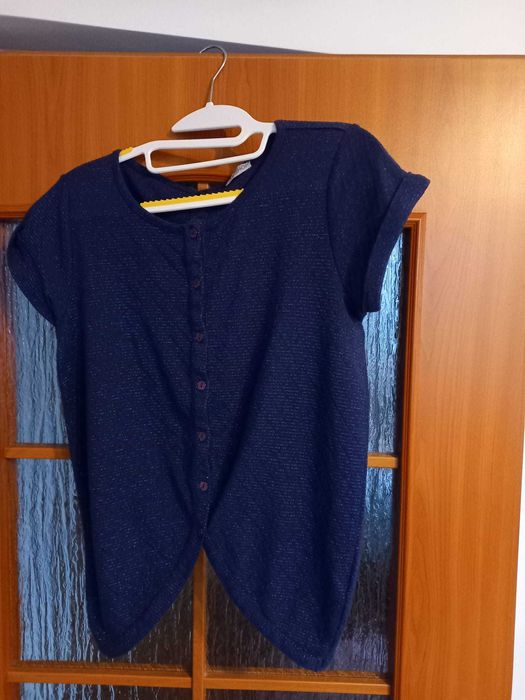 Granatowy bezrękawnik