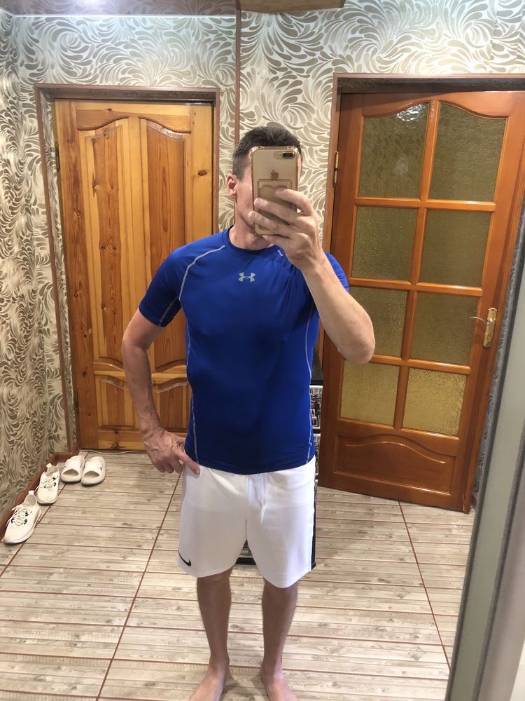 Компрессионная, термо футболка Under Armour