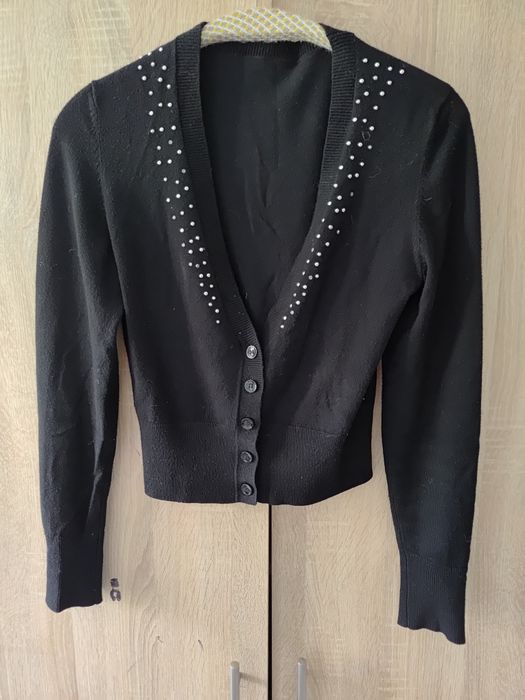 Kardigan rozpinany w stylu retro Vintage rozmiar 36