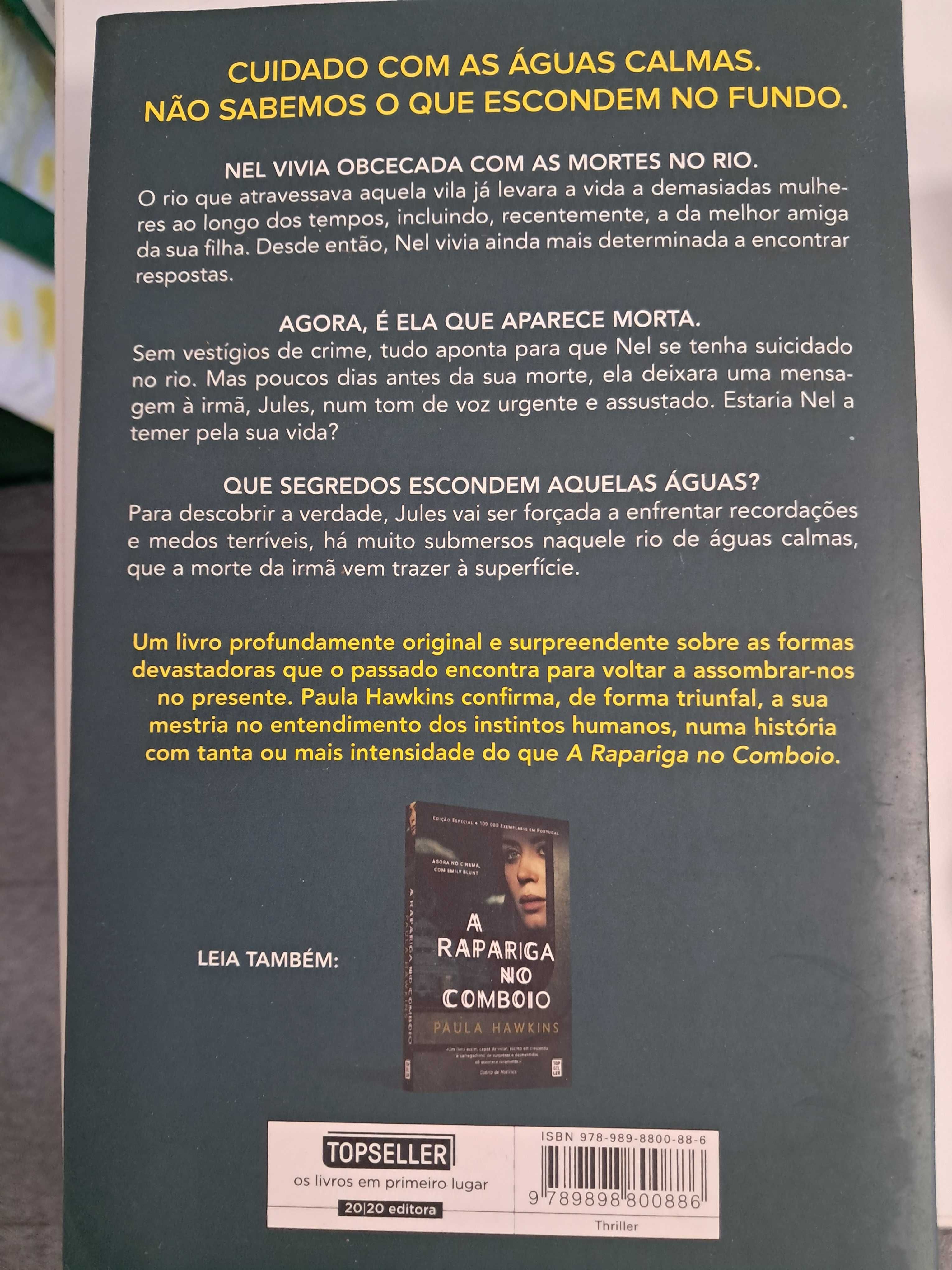 Escrito na água de Paula Hawkins
