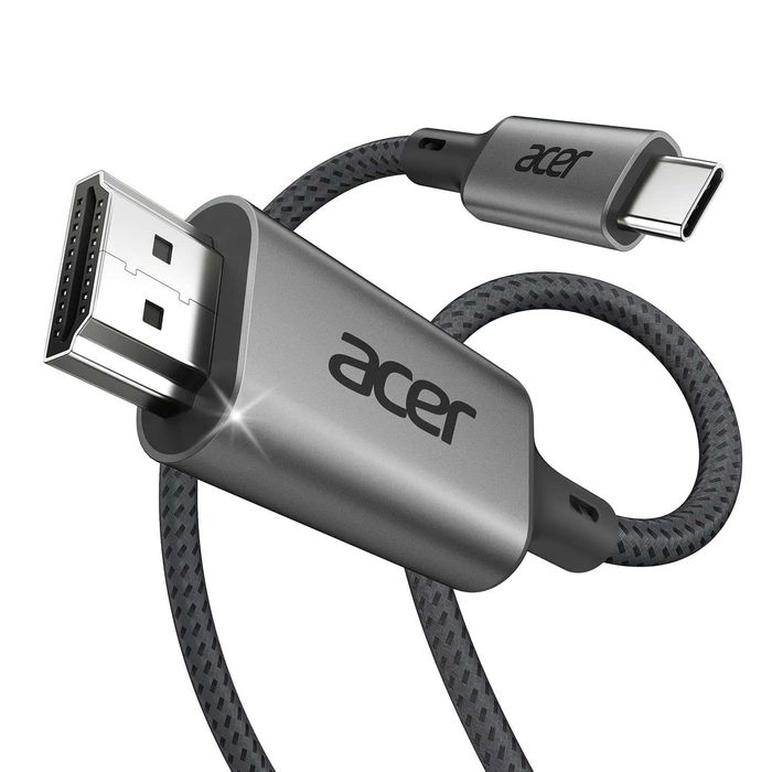 acer Kabel USB-C do HDMI 2m 4K 60Hz Thunderbolt 3/4 aluminium + nylon