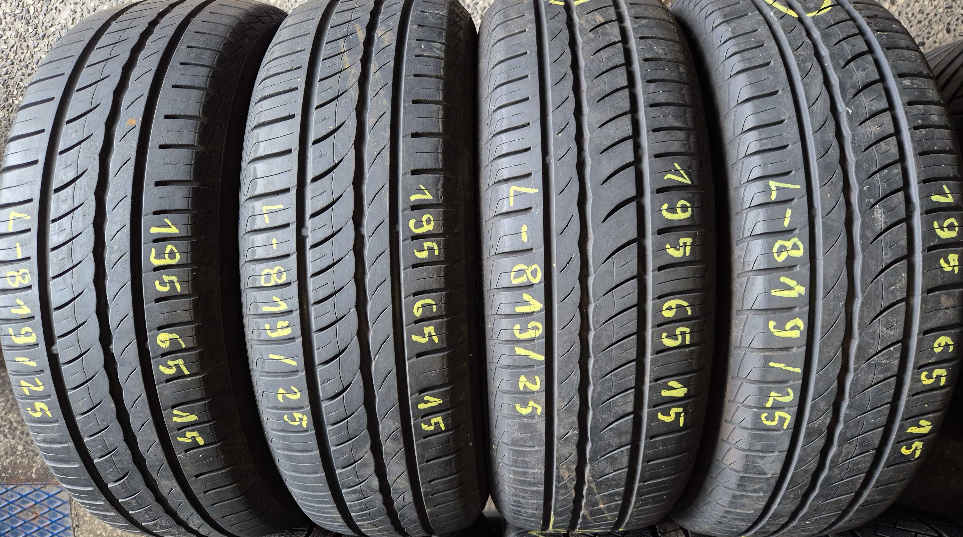 195/65r15 91H (L819/25)07 4szt 5mm P1 Cinturato PIRELLI LETNIE
