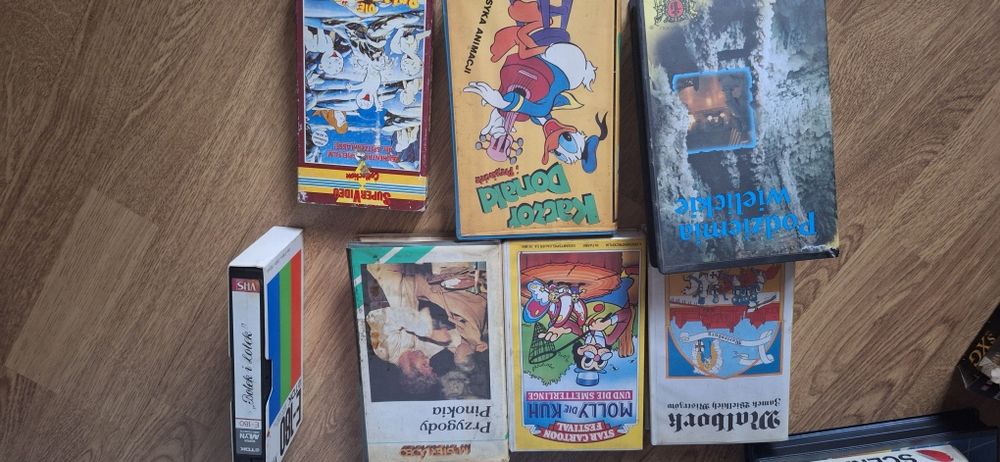 Vhs kasety bajki, Malbork, Wieliczka