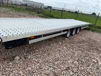 Laweta przyczepa na dwa samochody 8,5m x 2,1m DMC 3,5T 2450kg ladown.