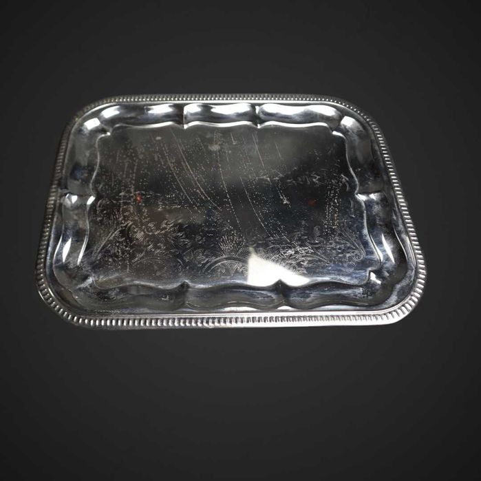 Taca metalowa srebrna  B5/031567