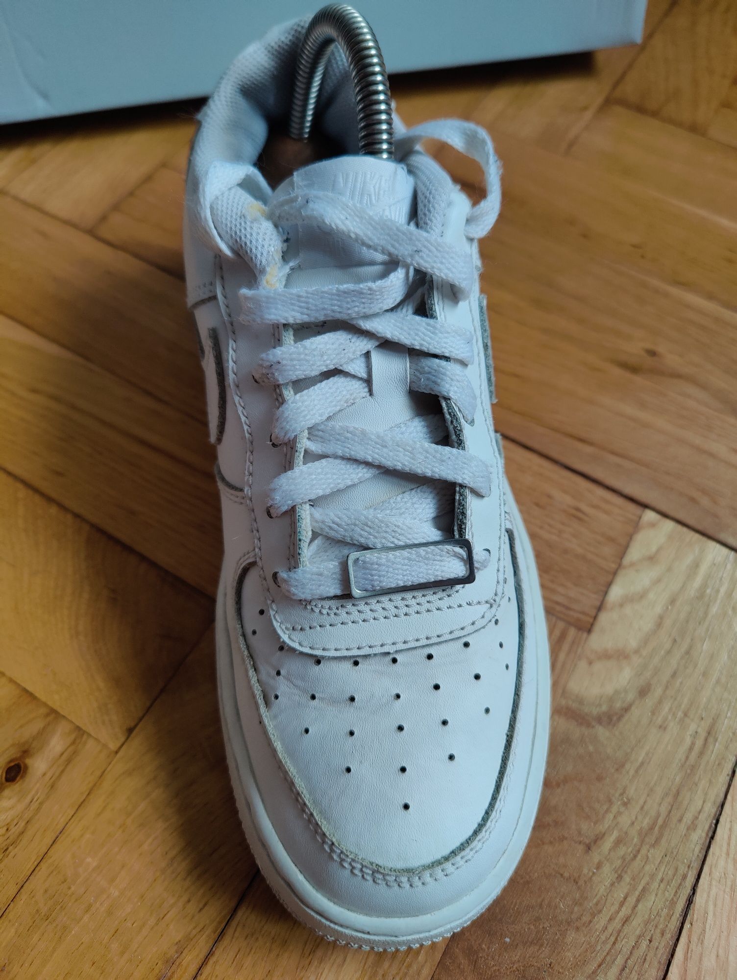 Nike air force 1 one af1 38.5 sneakersy buty białe white y2k drip dril