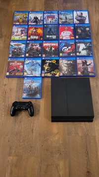 PS4 1TB + olbrzymi zestaw gier