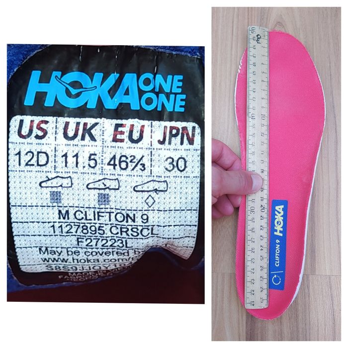 Oригінальні чоловічі кросівки HOKA,р.46люкс