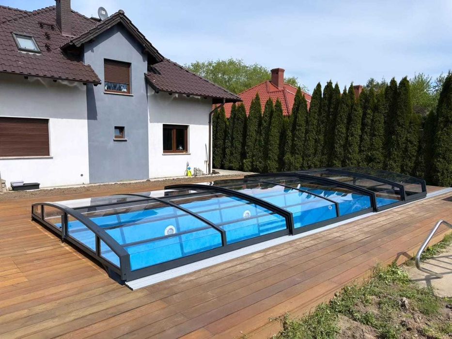 Kompleksowy montaż basenu montaż zadaszania basenowego konstrukcji