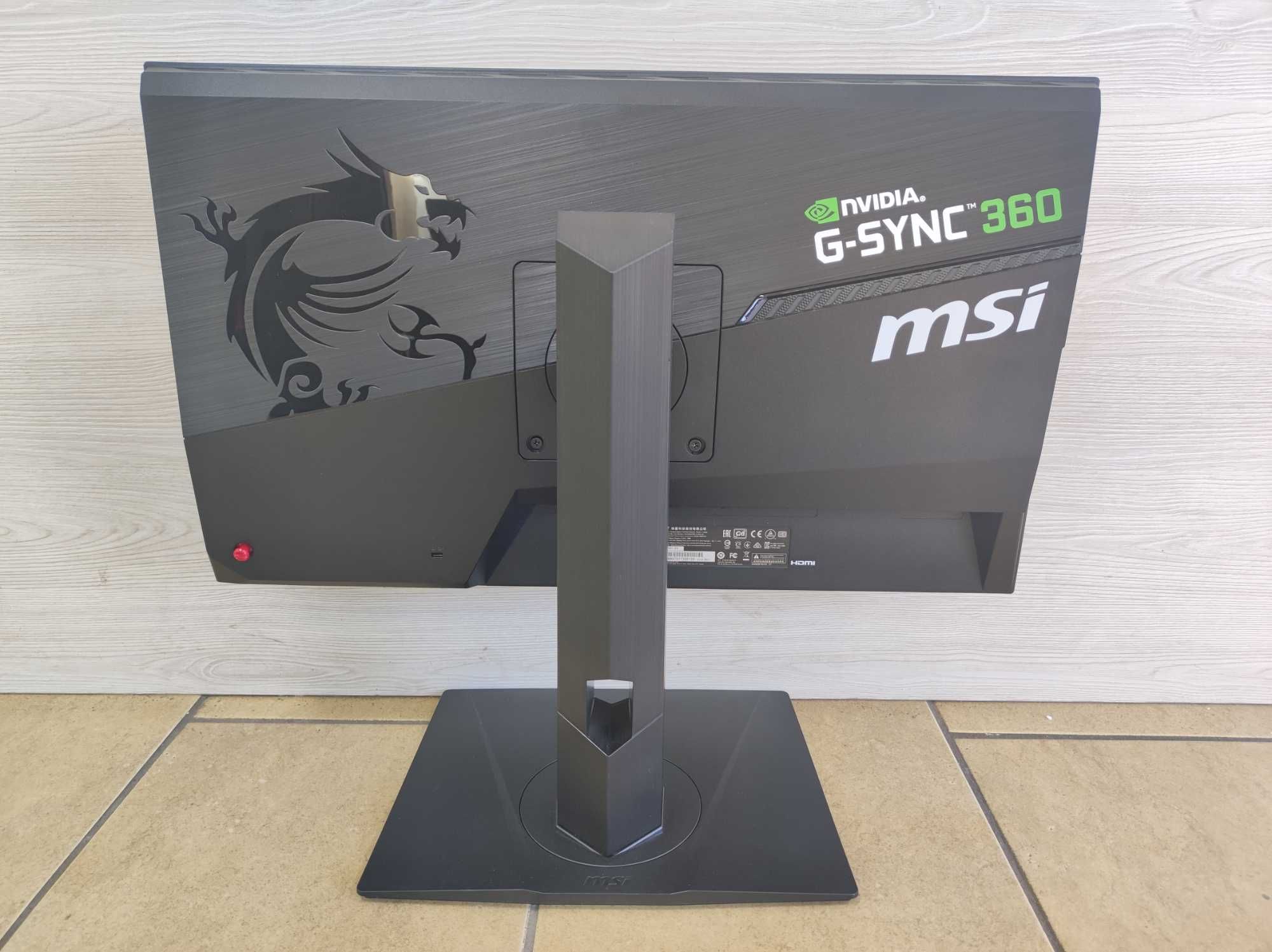 Monitor gamingowy LED MSI Oculux NXG253R 24,5 " 360Hz IPS / PLS