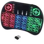 Klawiatura bezprzewodowa MINI podświetlana TV LED