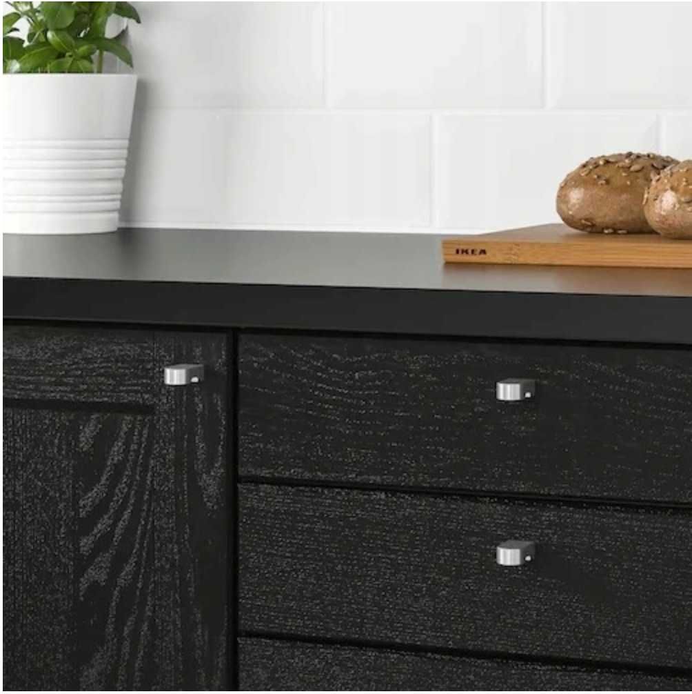 Uchwyt meblowy gałka do szafki IKEA ORRNAS stalowy 17 mm