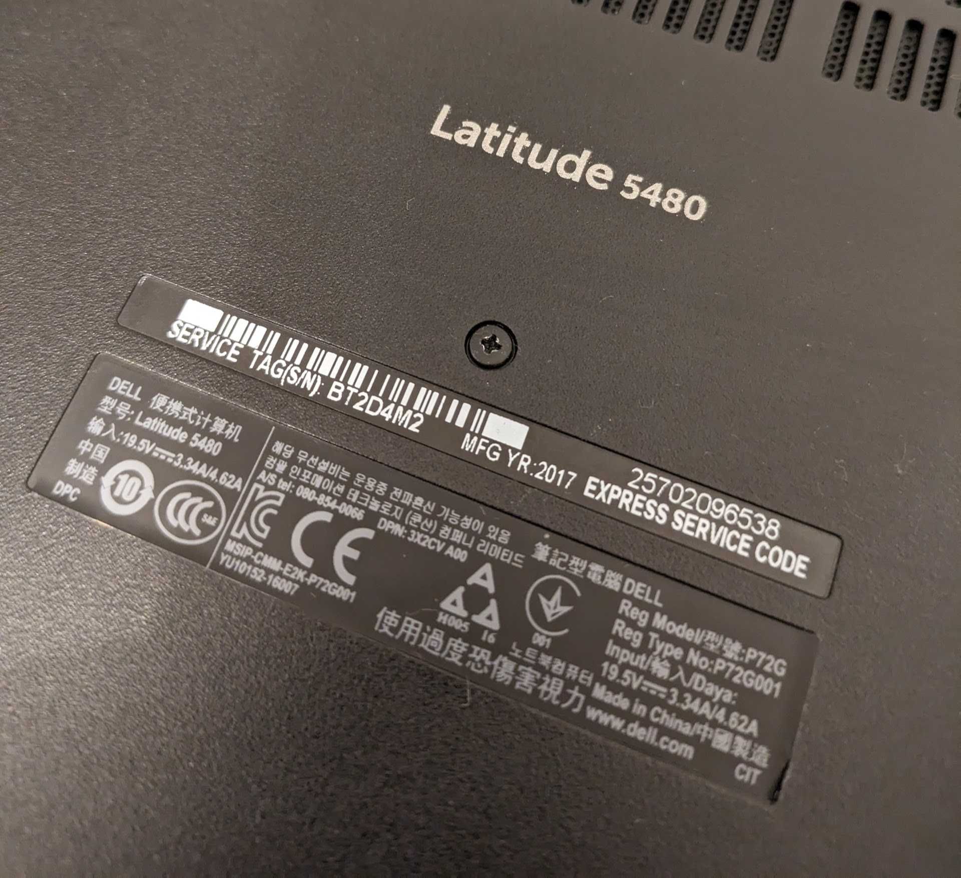 Dell Latitude 5480 i5-7200U 8GB 256GB SSD 14 cali FullHD